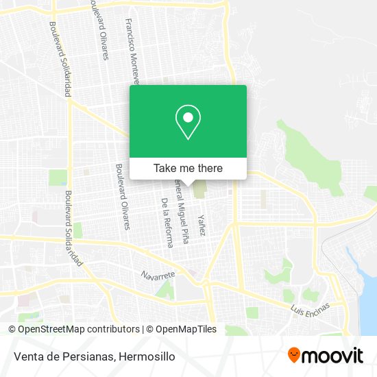 Venta de Persianas map