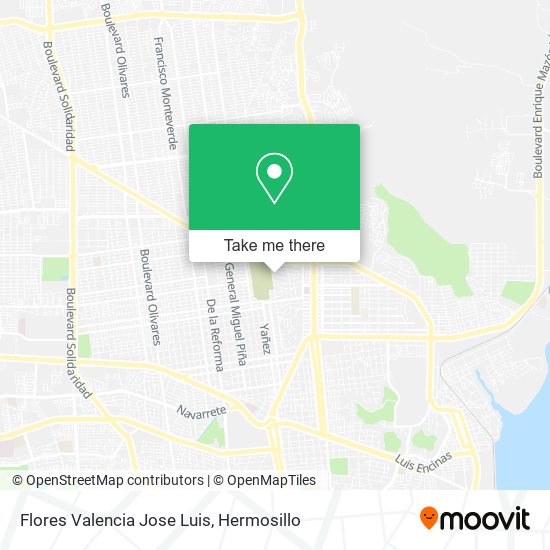 Mapa de Flores Valencia Jose Luis