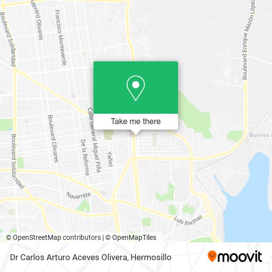 Mapa de Dr Carlos Arturo Aceves Olivera