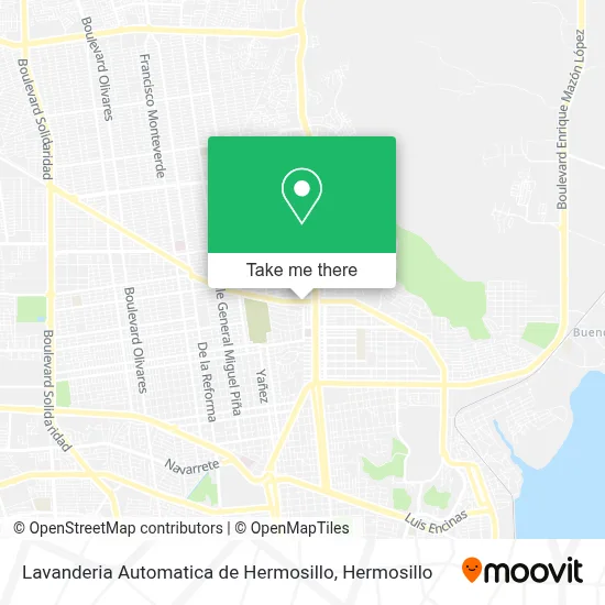 Lavanderia Automatica de Hermosillo map
