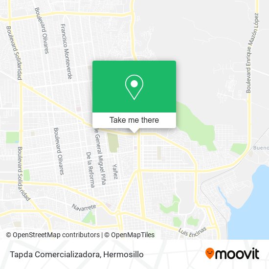 Mapa de Tapda Comercializadora