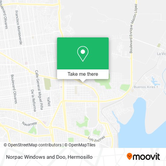 Mapa de Norpac Windows and Doo
