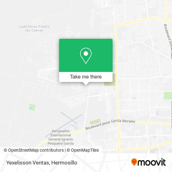 Mapa de Yexelisson Ventas