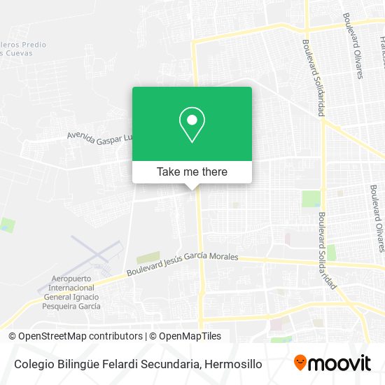 Mapa de Colegio Bilingüe Felardi Secundaria