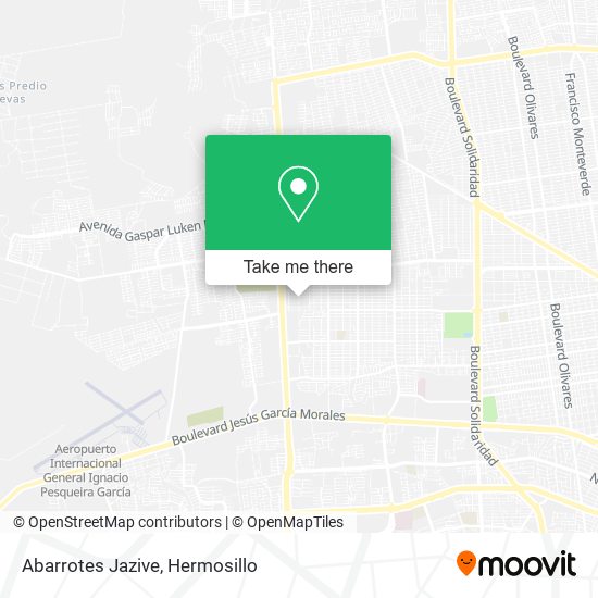 Abarrotes Jazive map