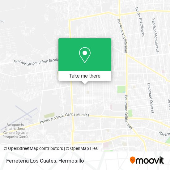 Ferreteria Los Cuates map