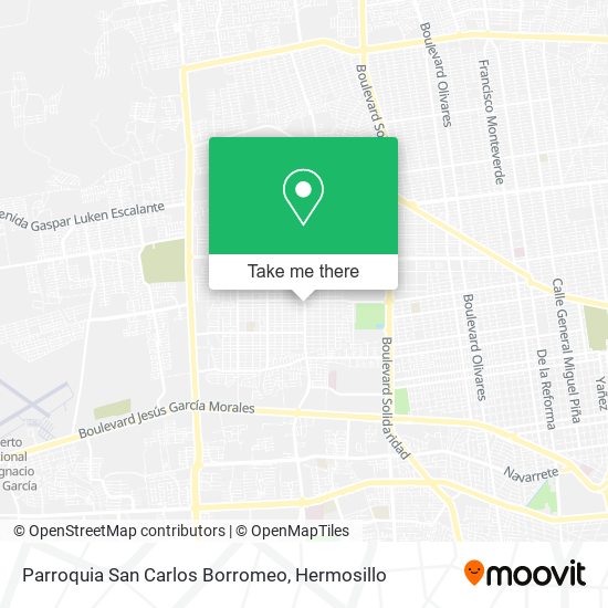 Parroquia San Carlos Borromeo map
