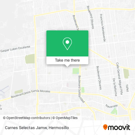 Carnes Selectas Jamw map