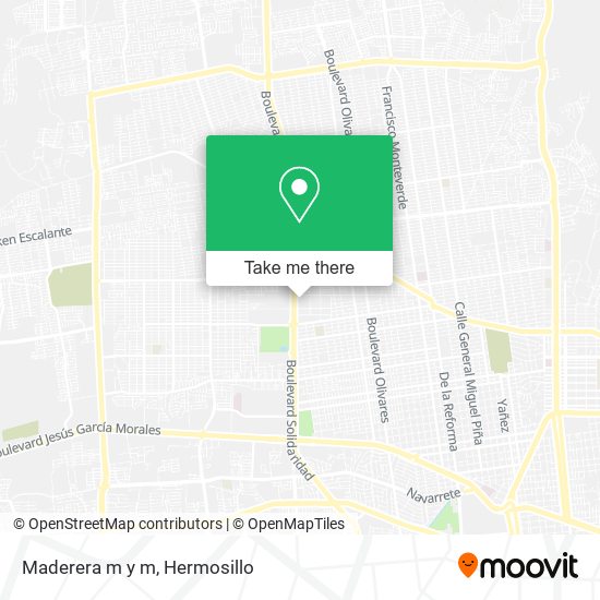 Maderera m y m map