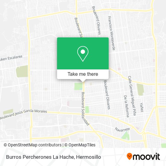 Burros Percherones La Hache map