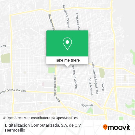 Digitalizacion Computarizada, S.A. de C.V. map