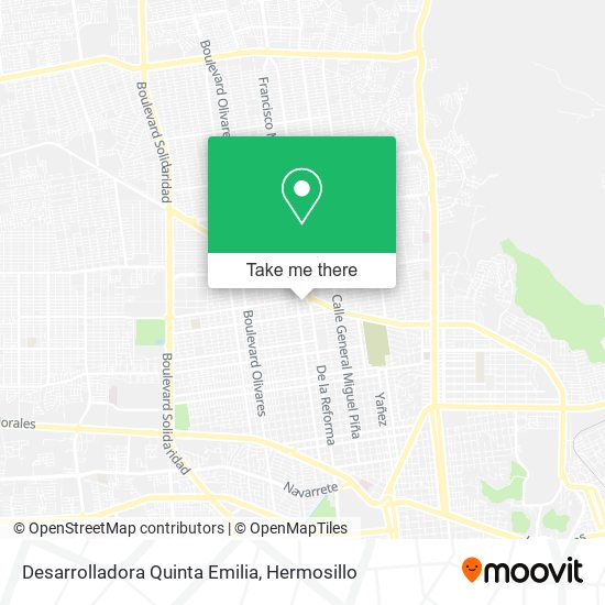 Desarrolladora Quinta Emilia map