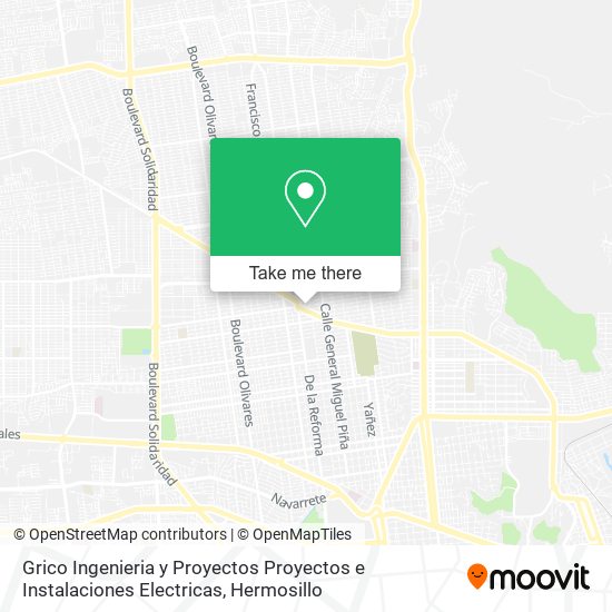 Grico Ingenieria y Proyectos Proyectos e Instalaciones Electricas map