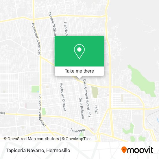 Tapiceria Navarro map