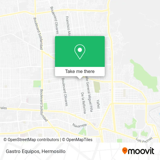 Gastro Equipos map