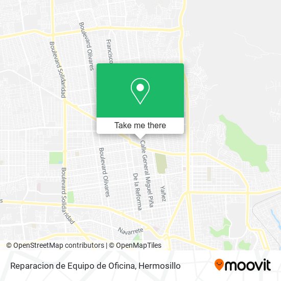 Mapa de Reparacion de Equipo de Oficina