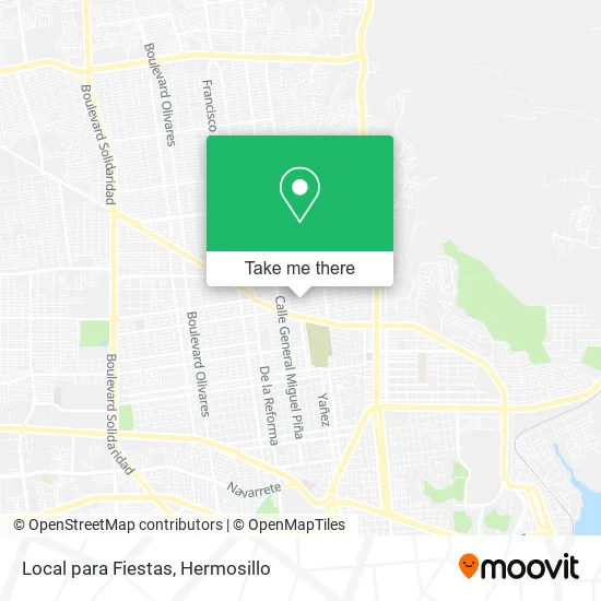 Local para Fiestas map