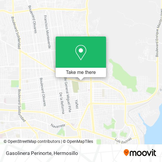 Mapa de Gasolinera Perinorte
