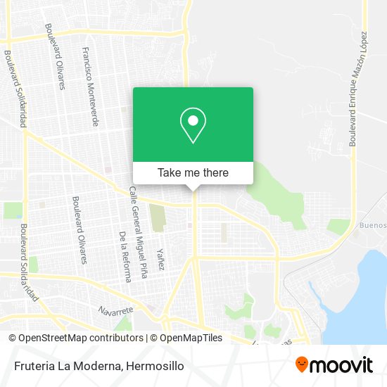 Fruteria La Moderna map