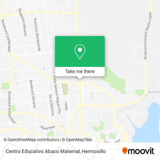 Mapa de Centro Educativo Abaco Maternal