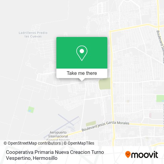 Cooperativa Primaria Nueva Creacion Turno Vespertino map