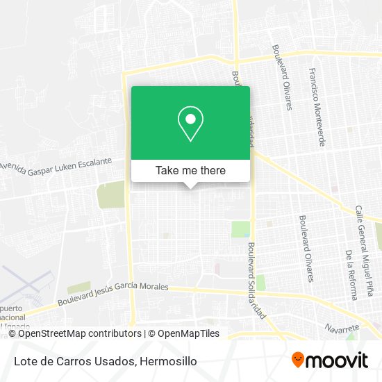 Lote de Carros Usados map
