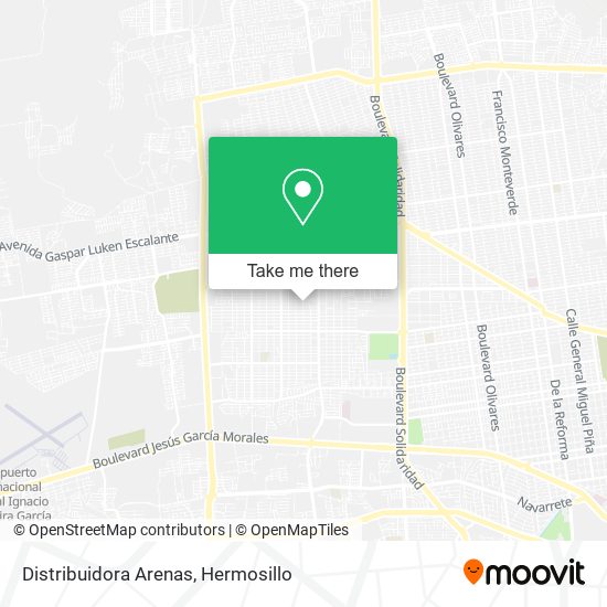 Distribuidora Arenas map