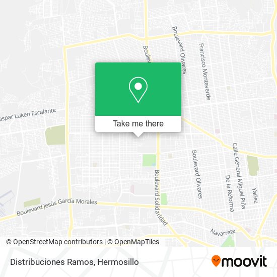 Distribuciones Ramos map