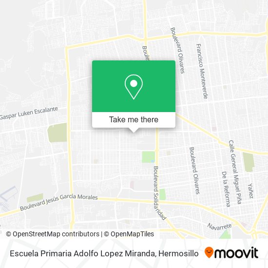 Escuela Primaria Adolfo Lopez Miranda map