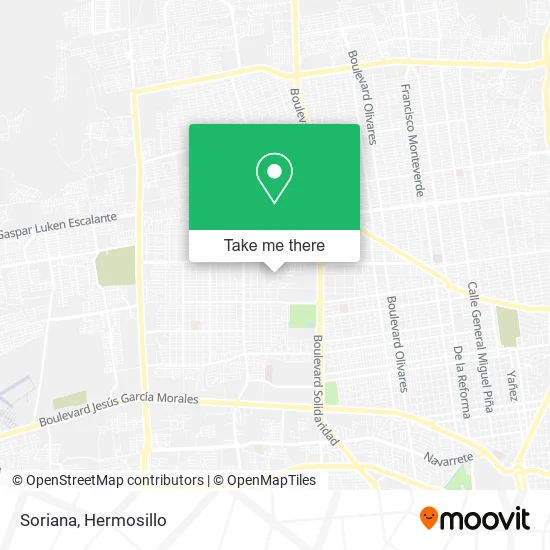 Mapa de Soriana