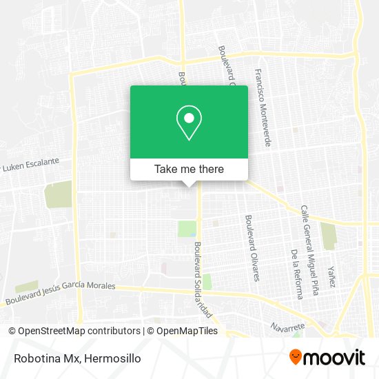 Robotina Mx map