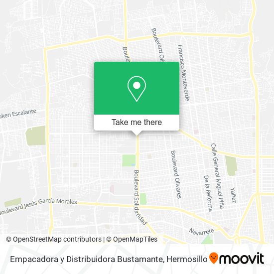 Empacadora y Distribuidora Bustamante map