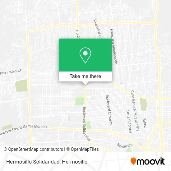 Hermosillo Solidaridad map