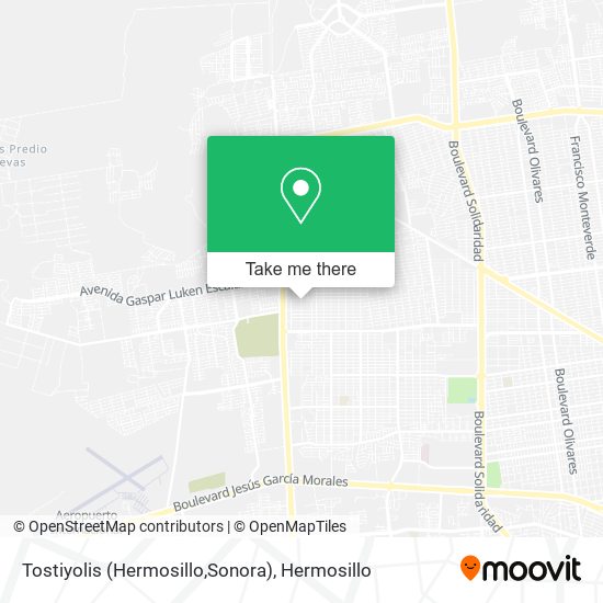 Tostiyolis (Hermosillo,Sonora) map