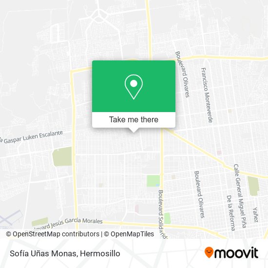 Sofía Uñas Monas map
