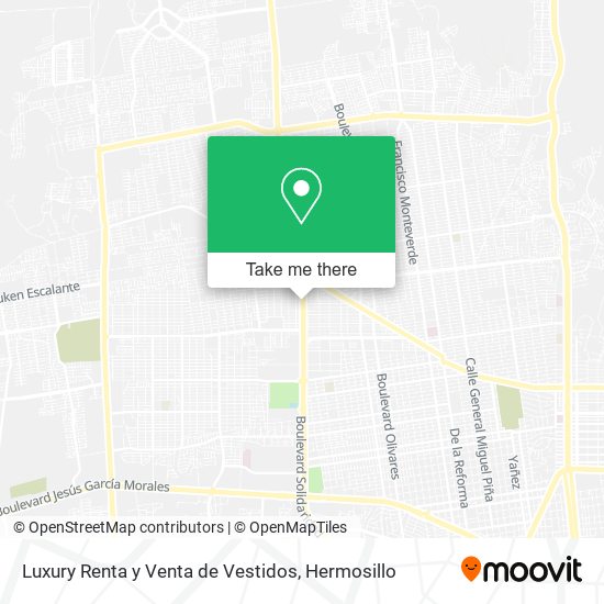 Luxury Renta y Venta de Vestidos map