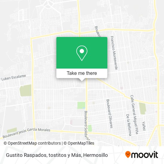 Gustito Raspados, tostitos y Más map