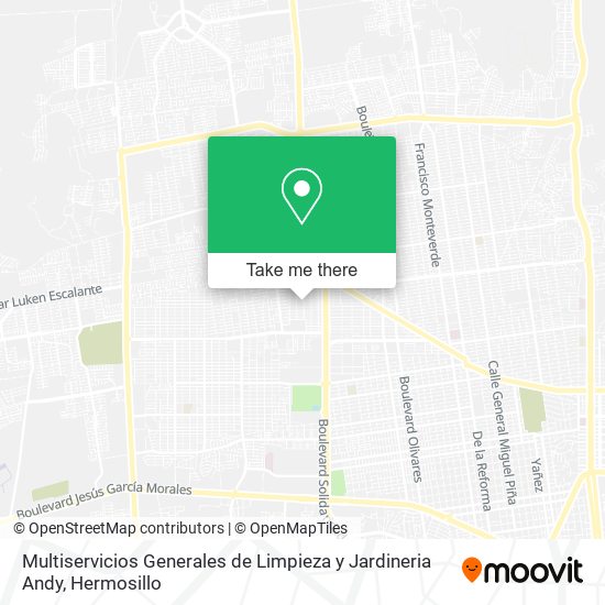 Multiservicios Generales de Limpieza y Jardineria Andy map