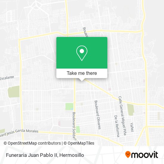 Funeraria Juan Pablo II map