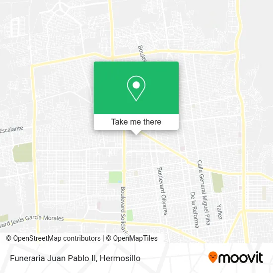 Funeraria Juan Pablo II map