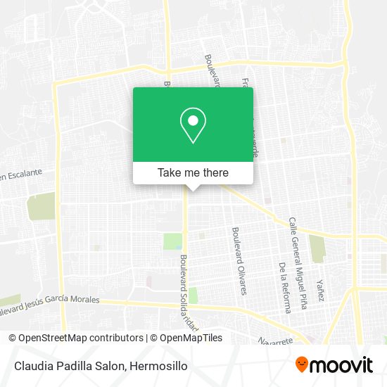 Mapa de Claudia Padilla Salon