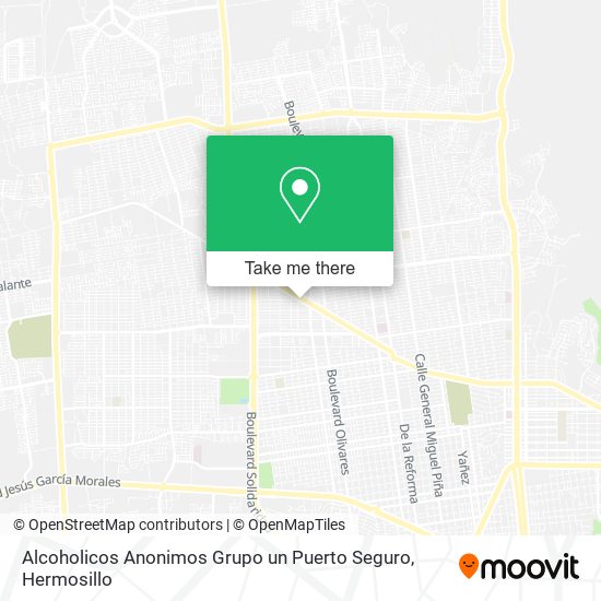 Alcoholicos Anonimos Grupo un Puerto Seguro map