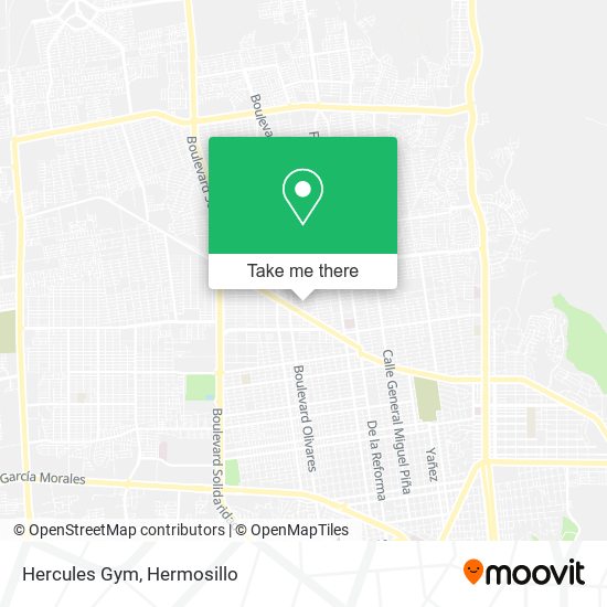 Hercules Gym map