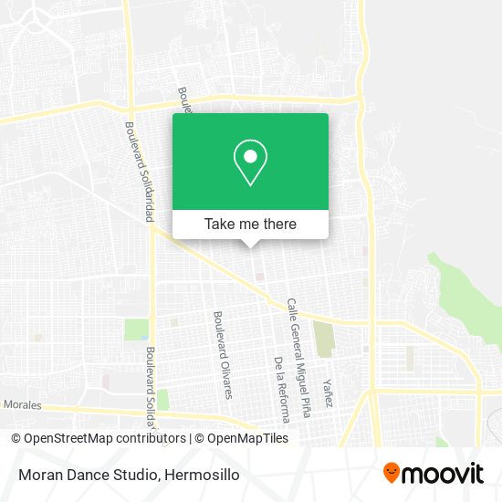 Mapa de Moran Dance Studio