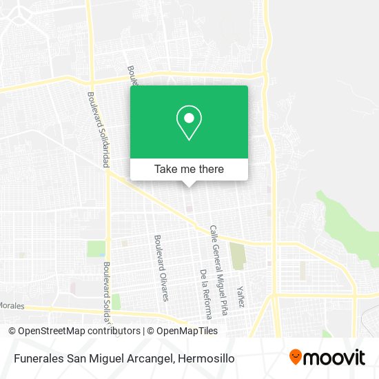 Funerales San Miguel Arcangel map