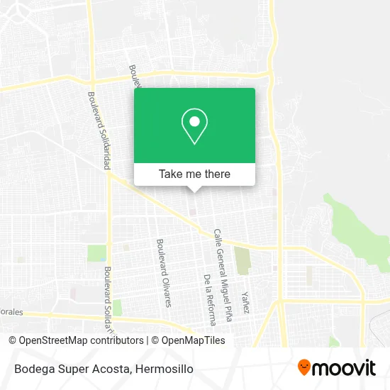 Bodega Super Acosta map