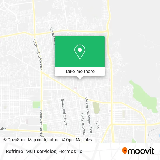Refrimol Multiservicios map