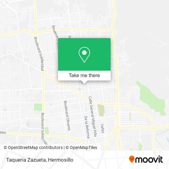 Taqueria Zazueta map