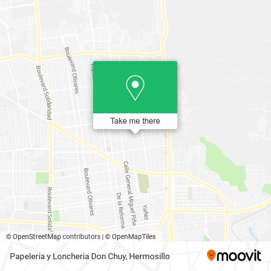 Papeleria y Loncheria Don Chuy map