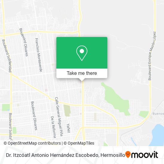 Mapa de Dr. Itzcóatl Antonio Hernández Escobedo